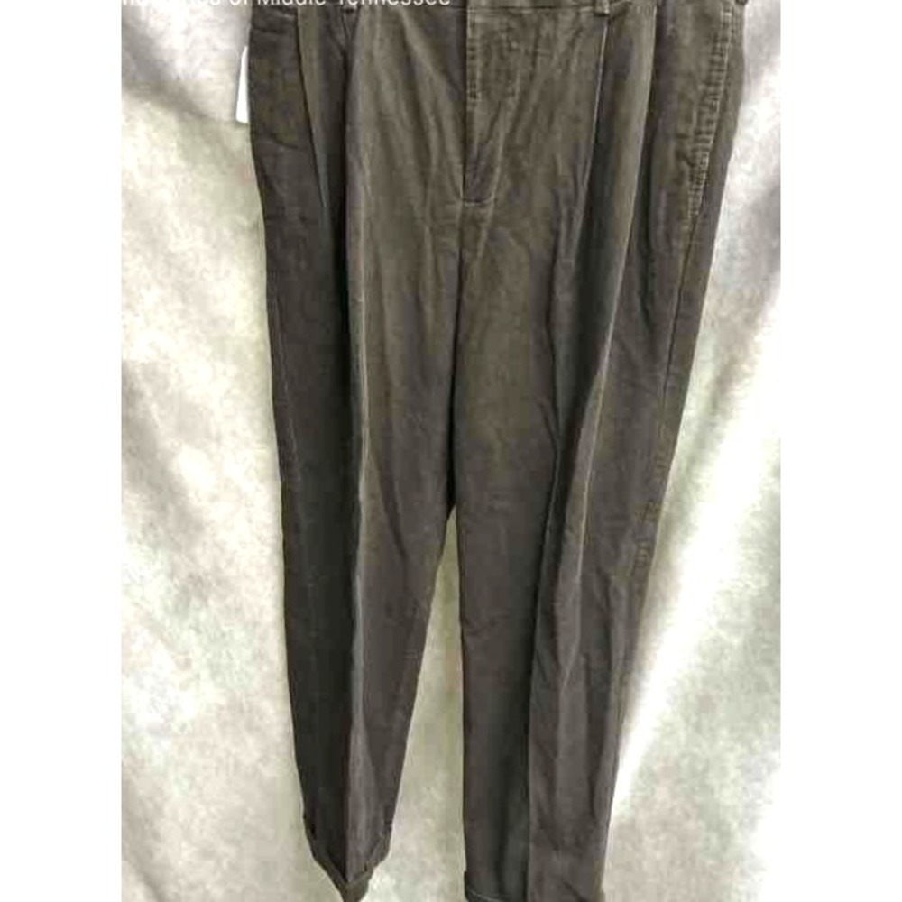 Jos. A. Bank Men's Brown Executive Colorfast Corduroy Pleated Pants NWT 36x30
